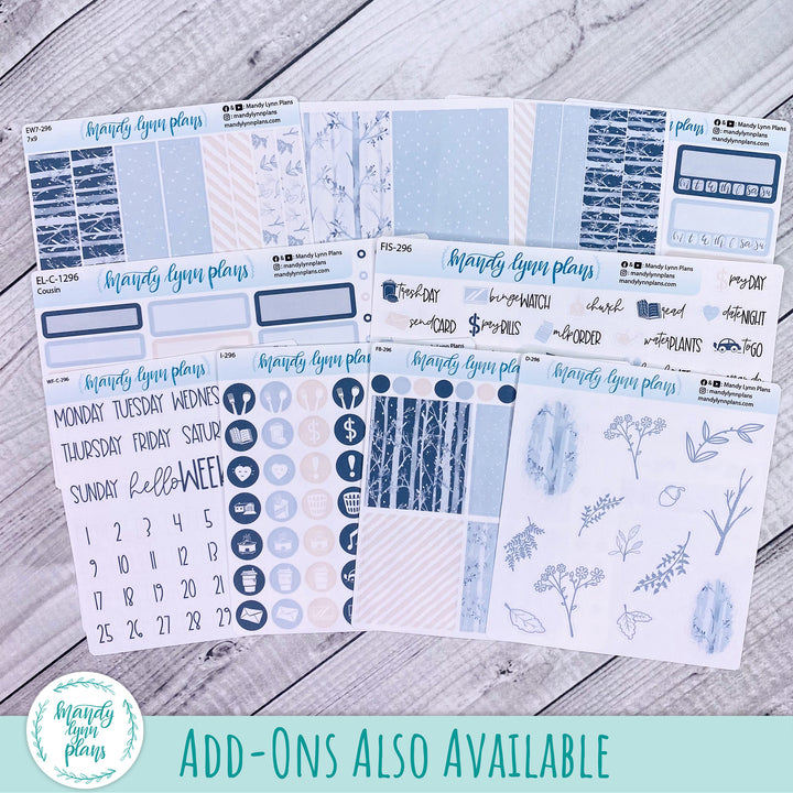 Any Month Plans by Just Scribble Monthly Kit || Winter Forest || MK-A5P-296