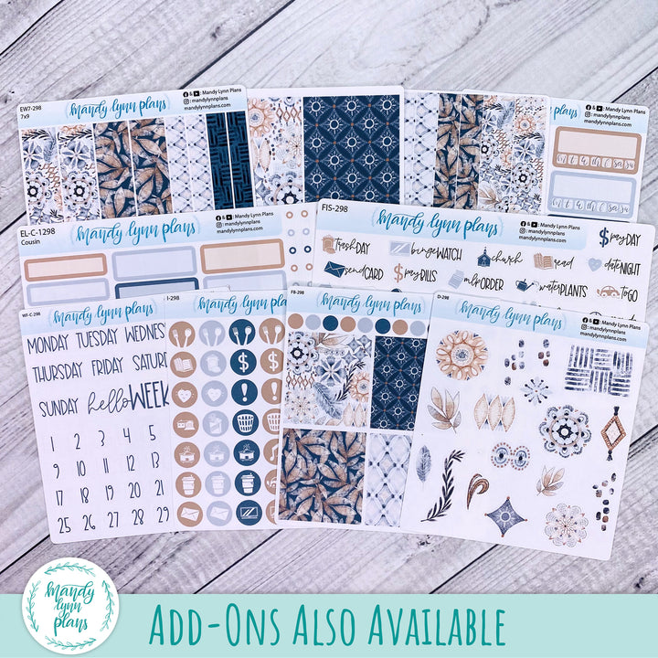 EC A5 January Monthly Kit || Rustic Boho || MK-EC5-298