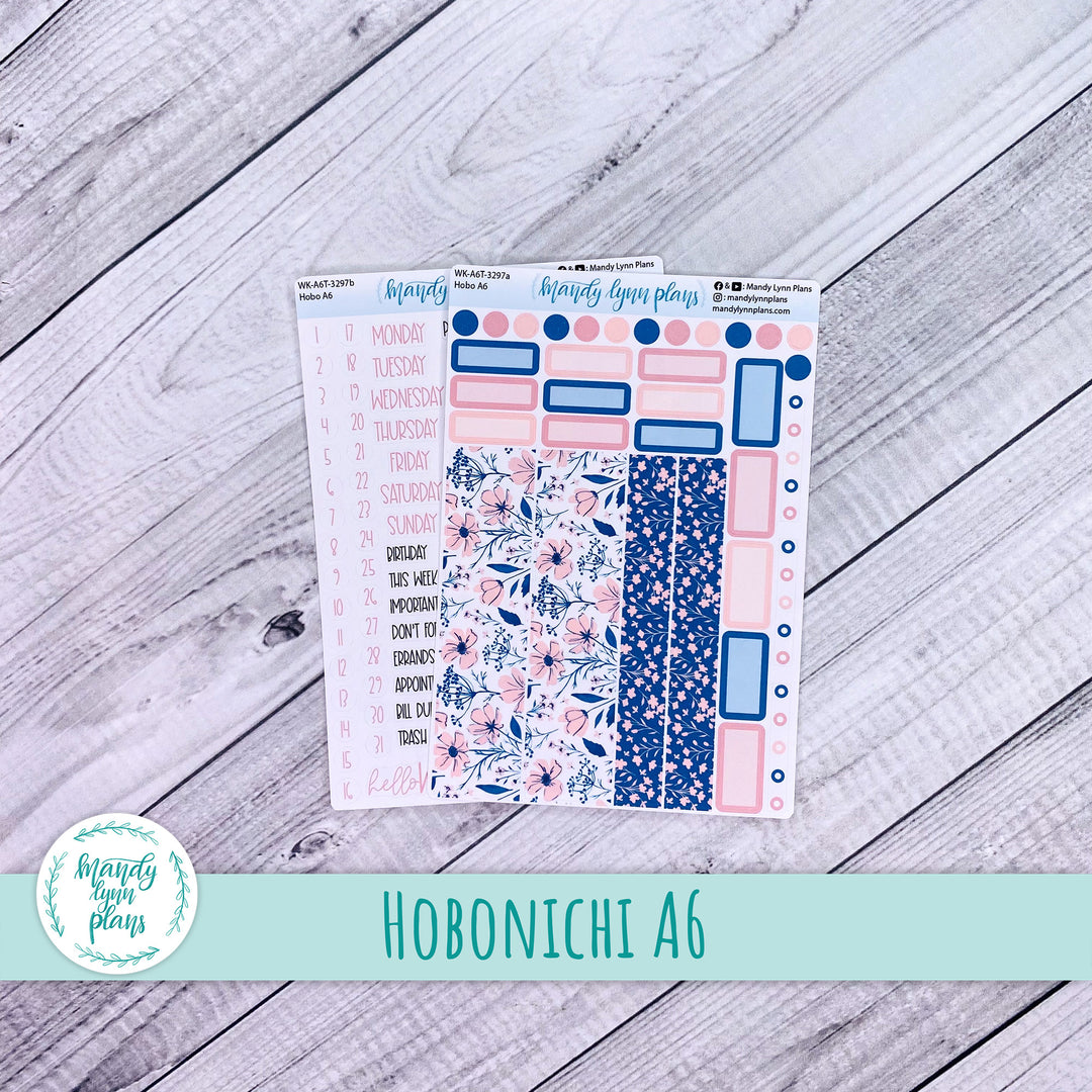 Hobonichi A6 Weekly Kit || Dainty Floral || WK-A6T-3297