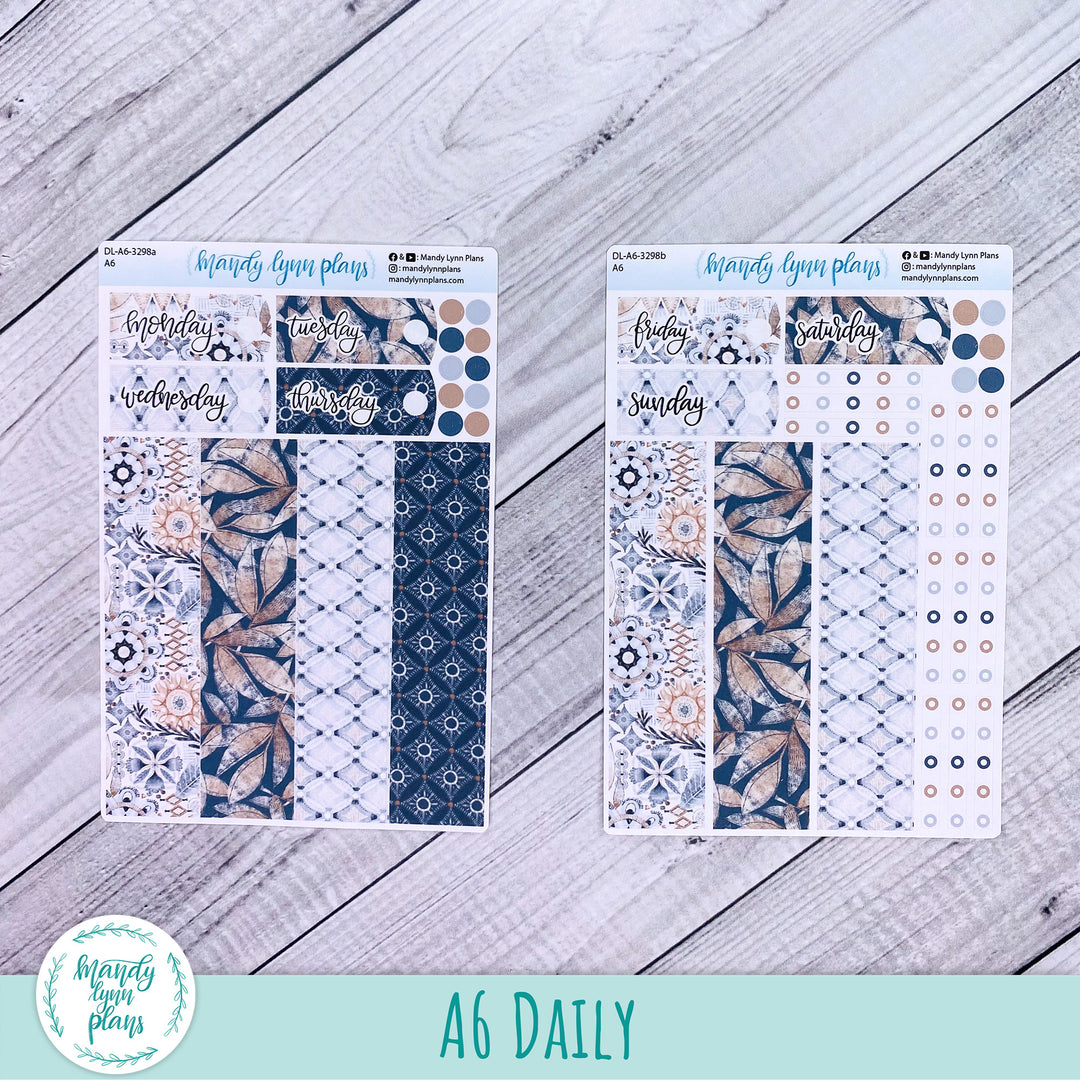 A6 Daily Kit || Rustic Boho || DL-A6-3298