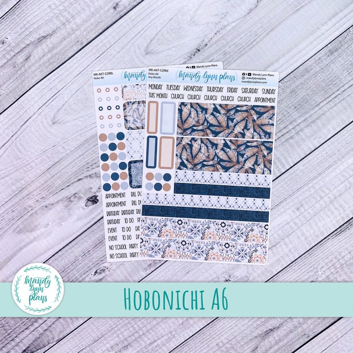 Any Month Hobonichi A6 Monthly Kit || Rustic Boho || MK-A6T-3298