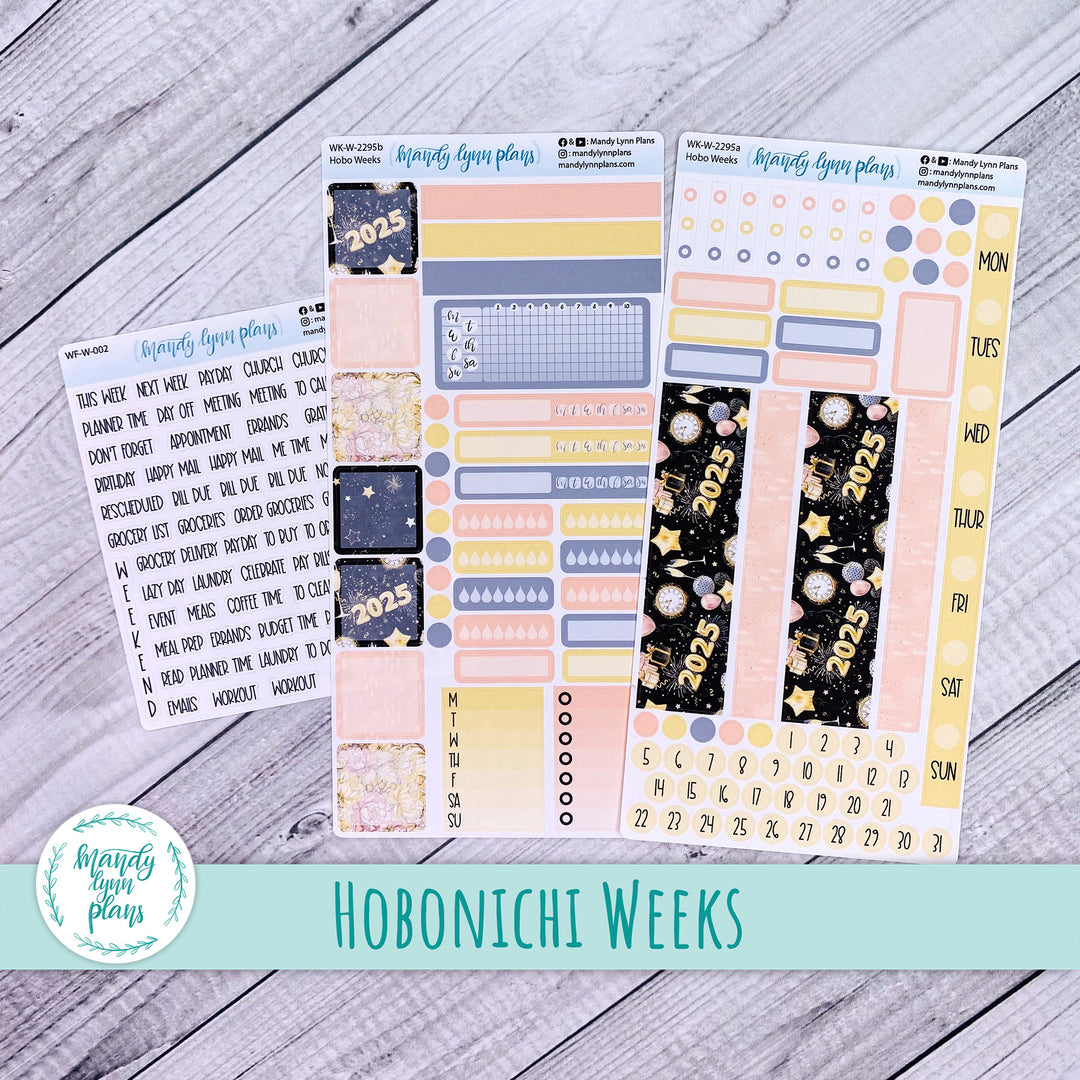 Hobonichi Weeks Weekly Kit || New Year's Party || WK-W-2295