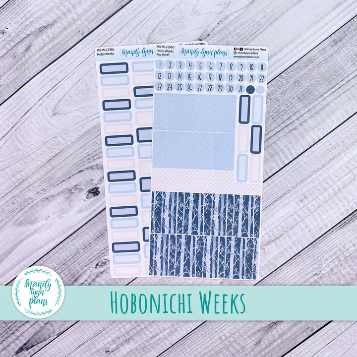 Any Month Hobonichi Weeks Monthly Kit || Winter Forest || MK-W-2296