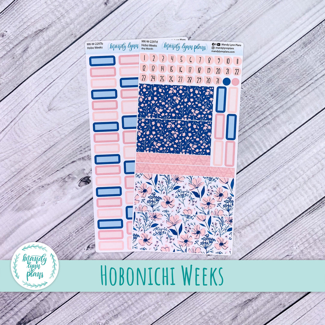 Any Month Hobonichi Weeks Monthly Kit || Dainty Floral || MK-W-2297