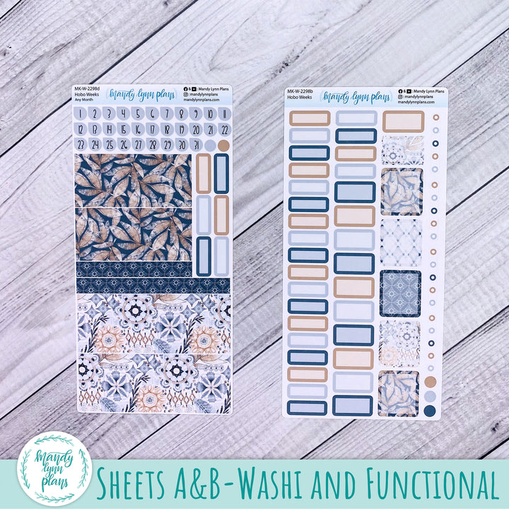 Any Month Hobonichi Weeks Monthly Kit || Rustic Boho || MK-W-2298