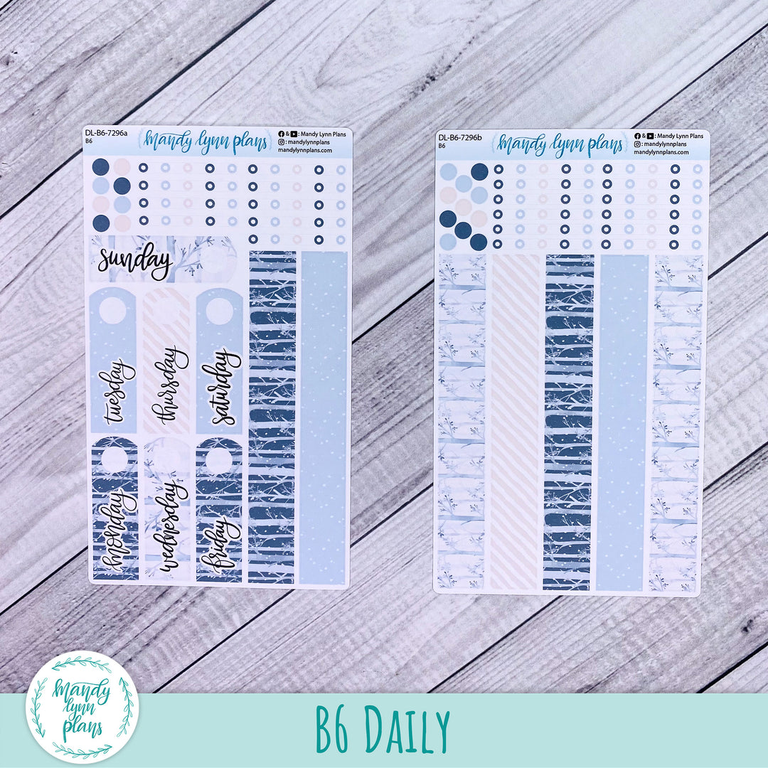 B6 Daily Kit || Winter Forest || DL-B6-7296