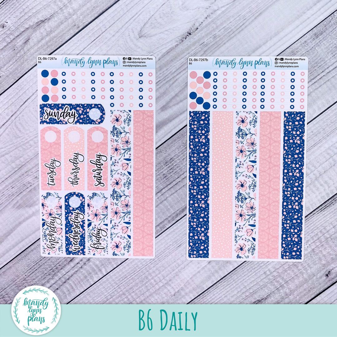 B6 Daily Kit || Dainty Floral || DL-B6-7297