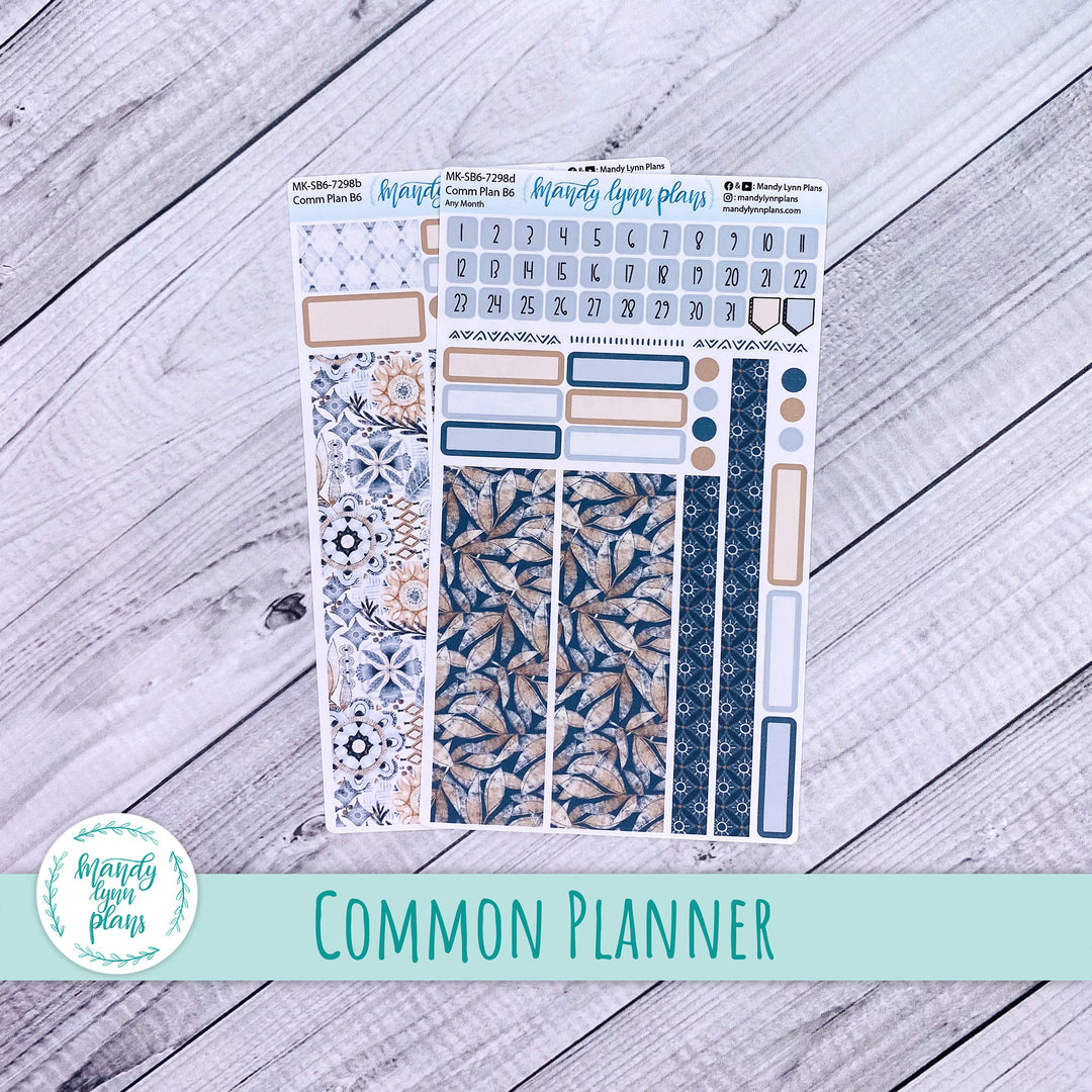 Any Month Common Planner Monthly Kit || Rustic Boho || 298