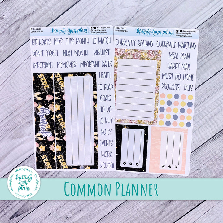 January Common Planner Dashboard || New Year's Party || 295