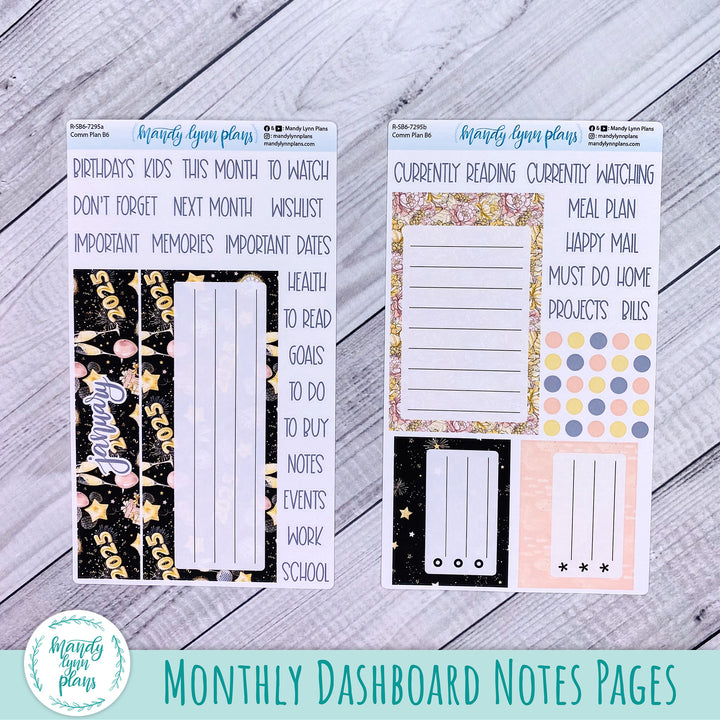 January Common Planner Dashboard || New Year's Party || 295