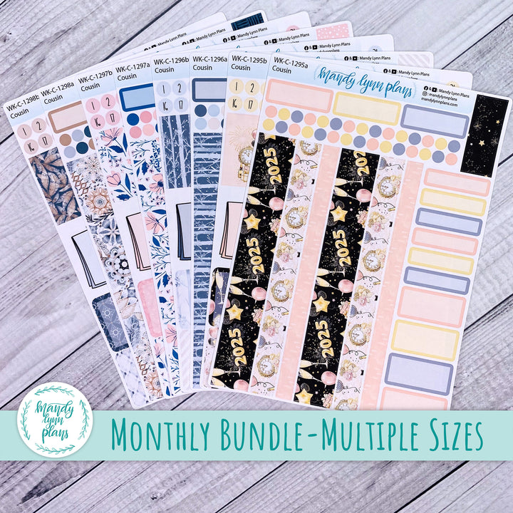 January 2025 Monthly Bundle - Weekly Kits