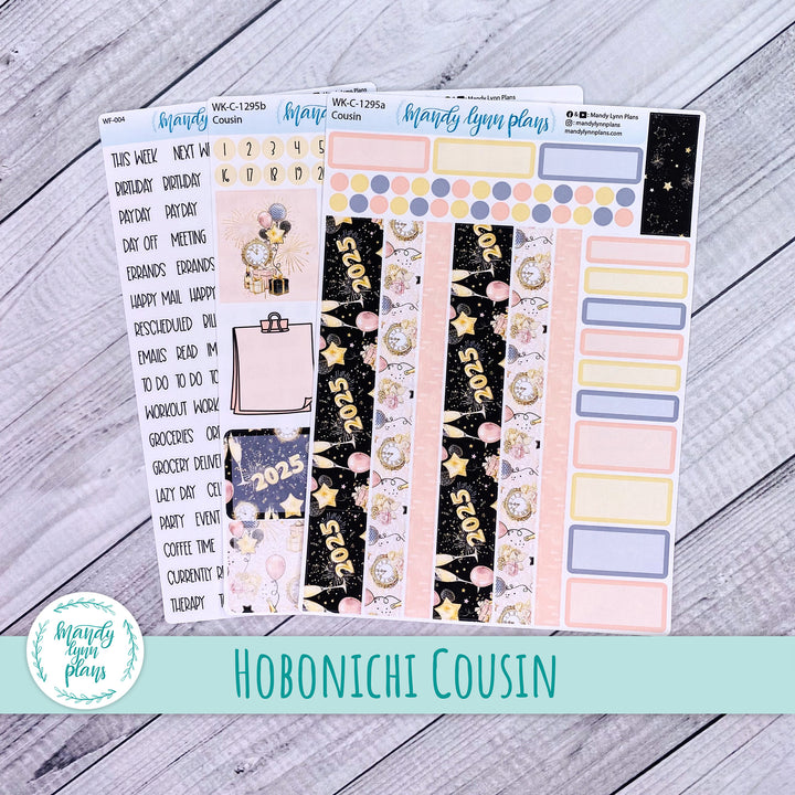 Hobonichi Cousin Weekly Kit || New Year's Party || WK-C-1295