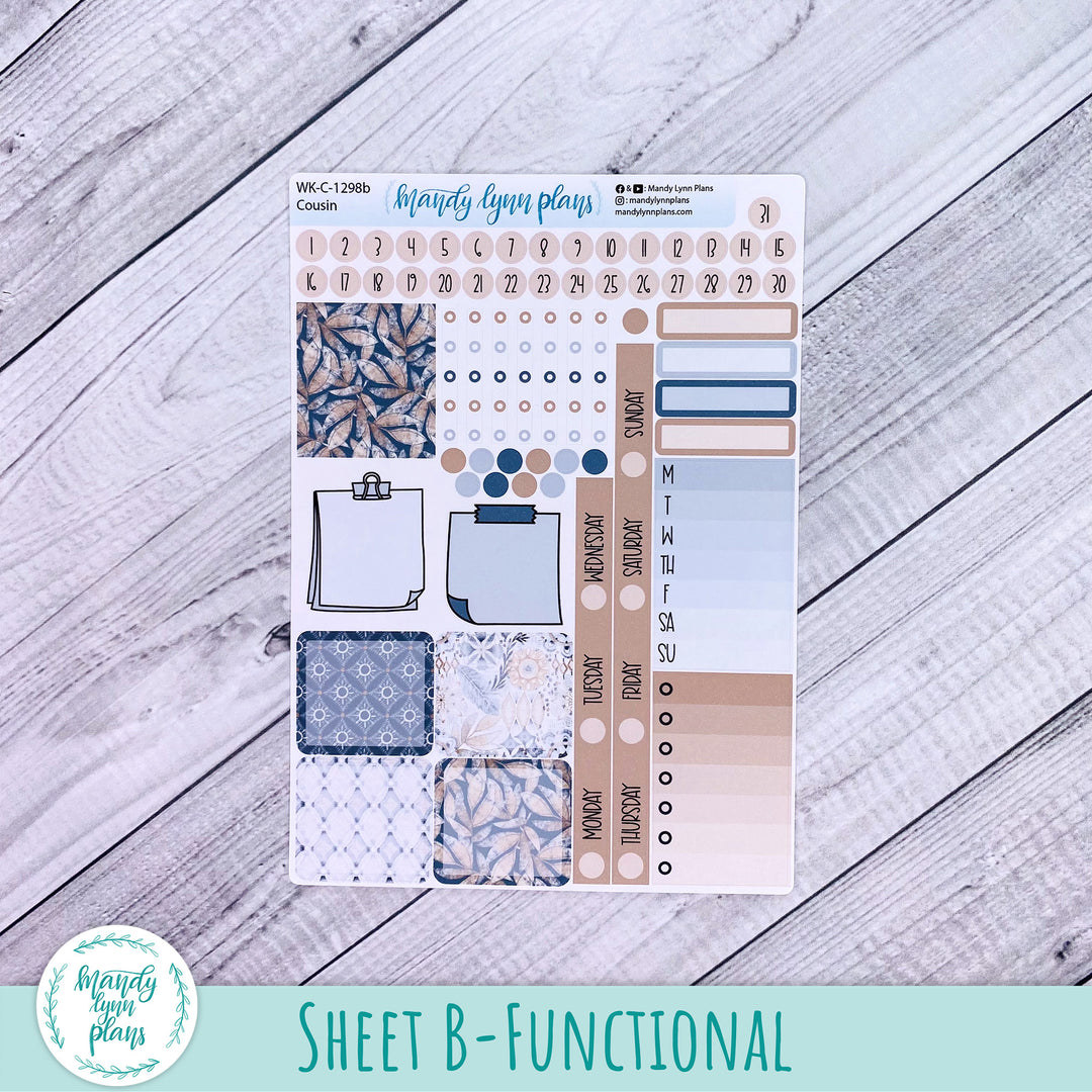 Hobonichi Cousin Weekly Kit || Rustic Boho || WK-C-1298