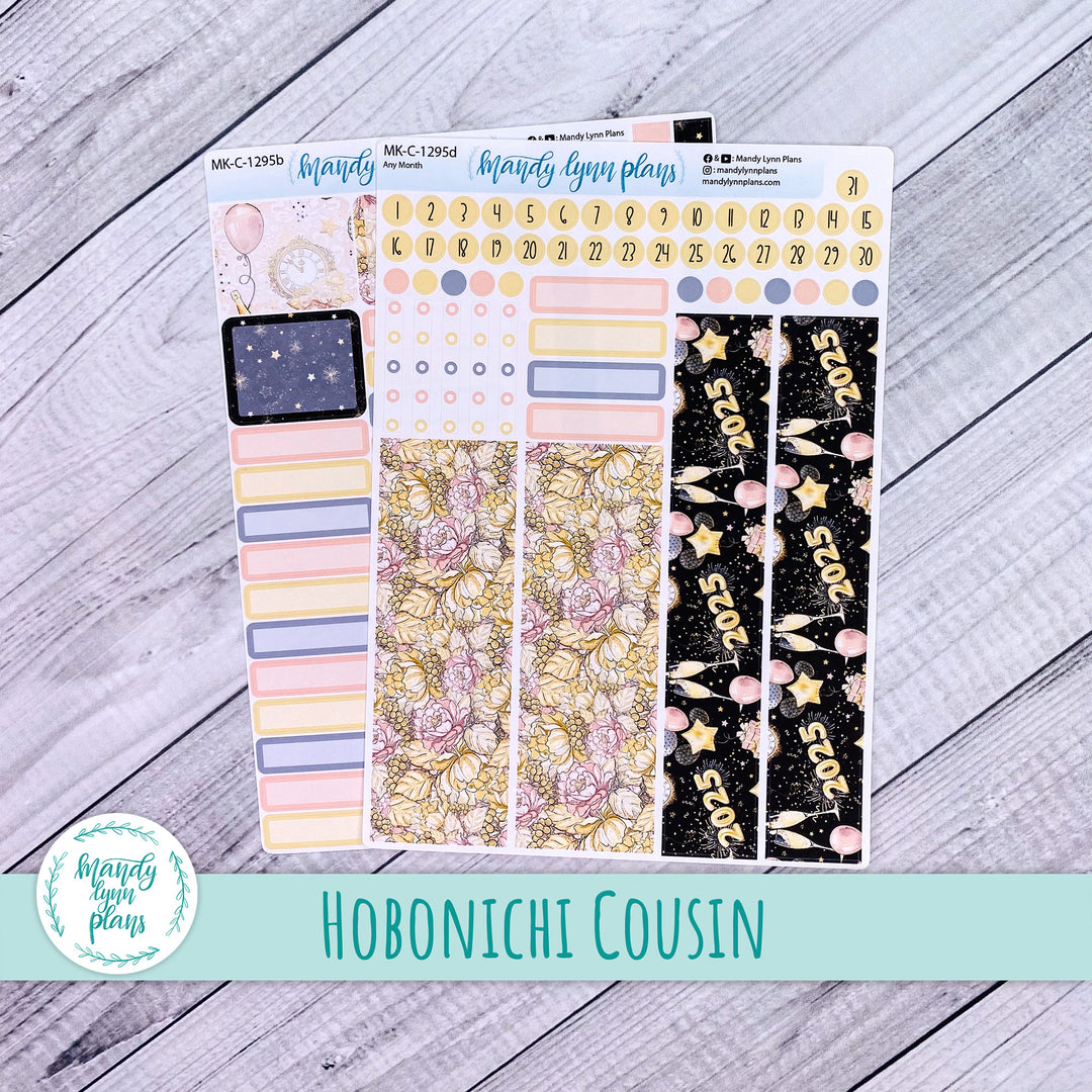 Any Month Hobonichi Cousin Monthly Kit || New Year's Party || MK-C-1295