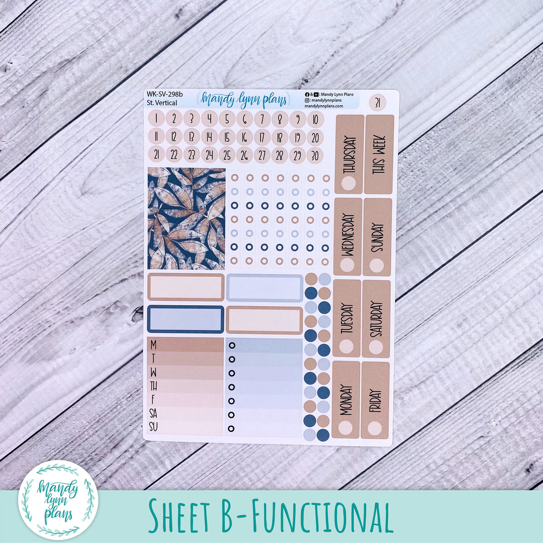 Standard Vertical Weekly Kit || Rustic Boho || WK-SV-298