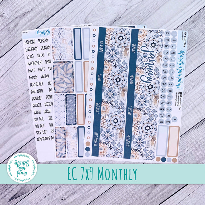 EC 7x9 January Monthly Kit || Rustic Boho || MK-EC7-298