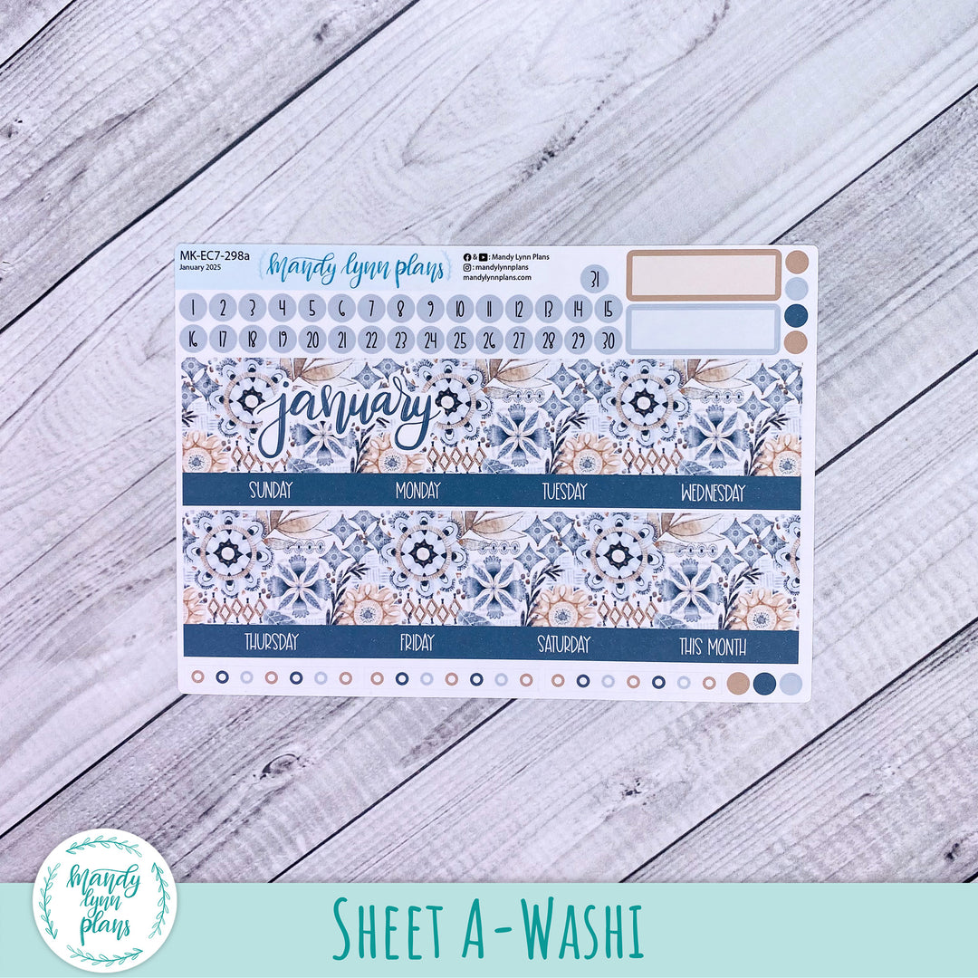 EC 7x9 January Monthly Kit || Rustic Boho || MK-EC7-298