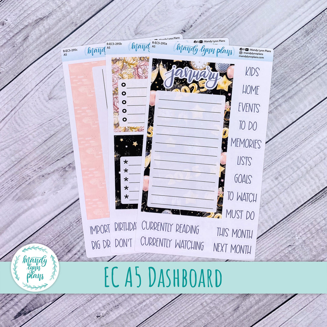 January EC A5 Dashboard Kit || New Year's Party || R-EC5-295