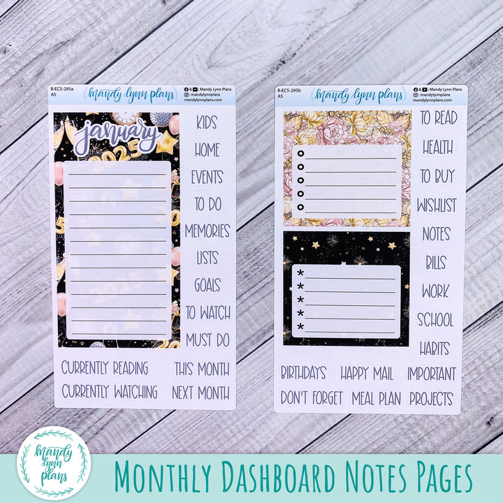 January EC A5 Dashboard Kit || New Year's Party || R-EC5-295