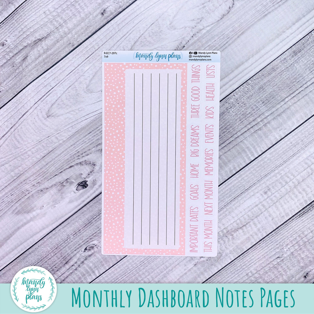 January EC 7x9 Dashboard Kit || Dainty Floral || R-EC7-297