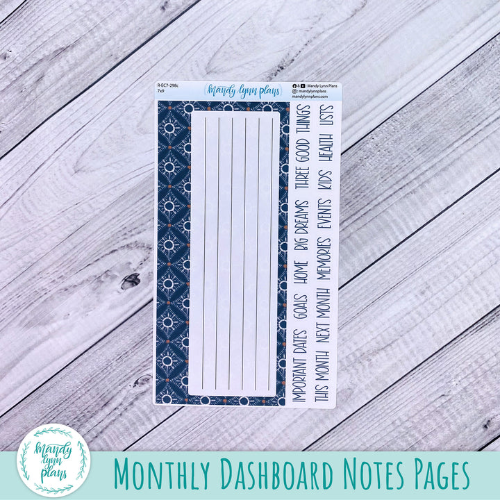 January EC 7x9 Dashboard Kit || Rustic Boho || R-EC7-298