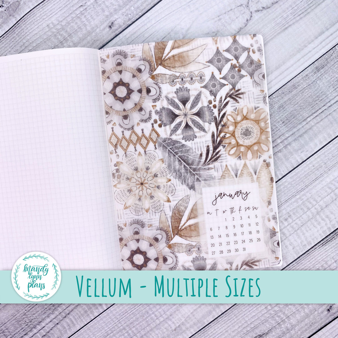 Rustic Boho Vellum || 298