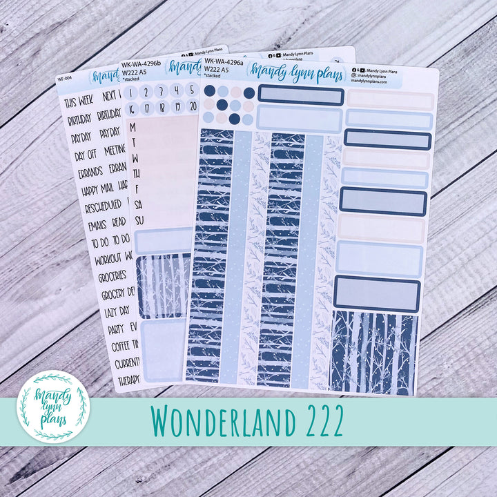 Wonderland 222 Weekly Kit || Winter Forest || 296