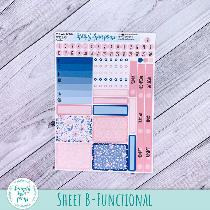 Wonderland 222 Weekly Kit || Dainty Floral || 297