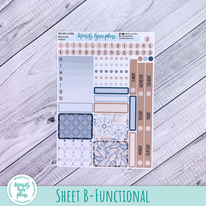 Wonderland 222 Weekly Kit || Rustic Boho || 298