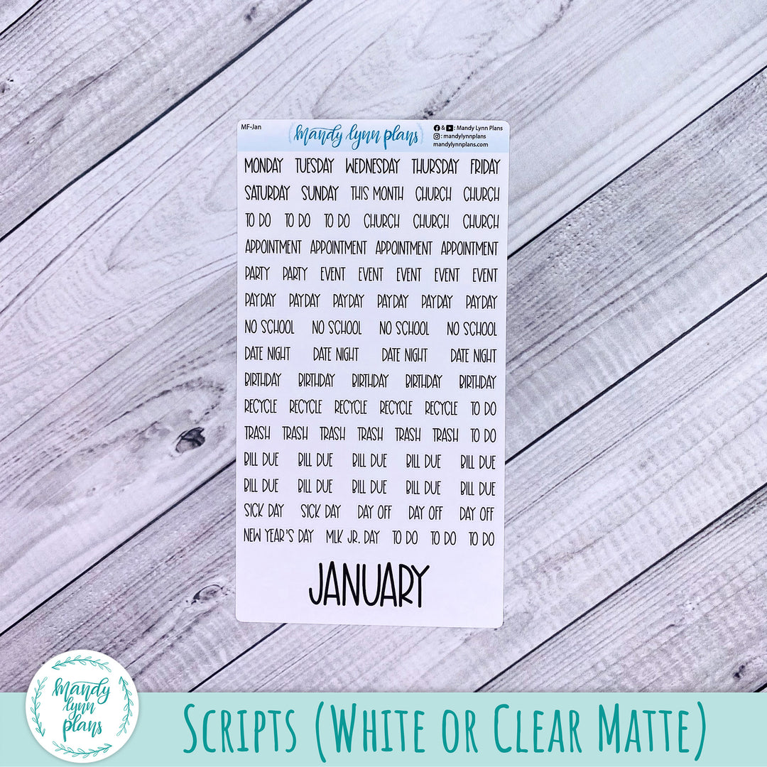 Wonderland 222 January 2025 Monthly Kit || Winter Forest || 296