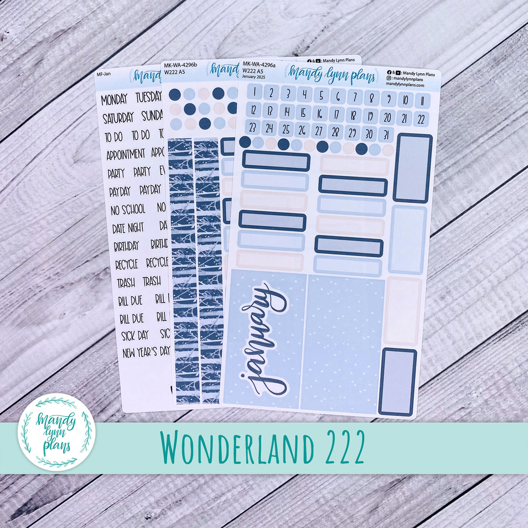 Wonderland 222 January 2025 Monthly Kit || Winter Forest || 296