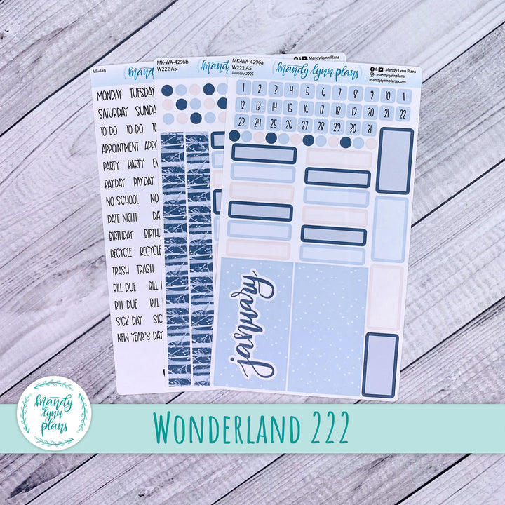 Wonderland 222 January 2025 Monthly Kit || Winter Forest || 296