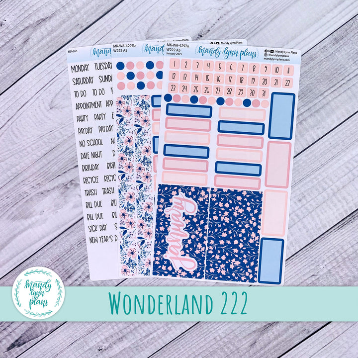 Wonderland 222 January 2025 Monthly Kit || Dainty Floral || 297