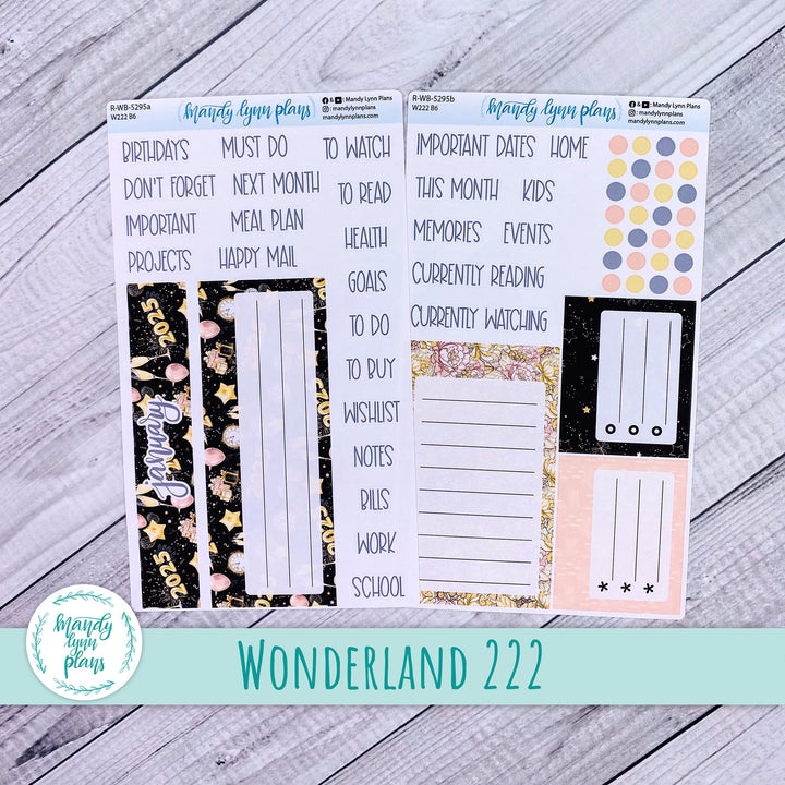 January 2025 Wonderland 222 Dashboard || New Year's Party || 295