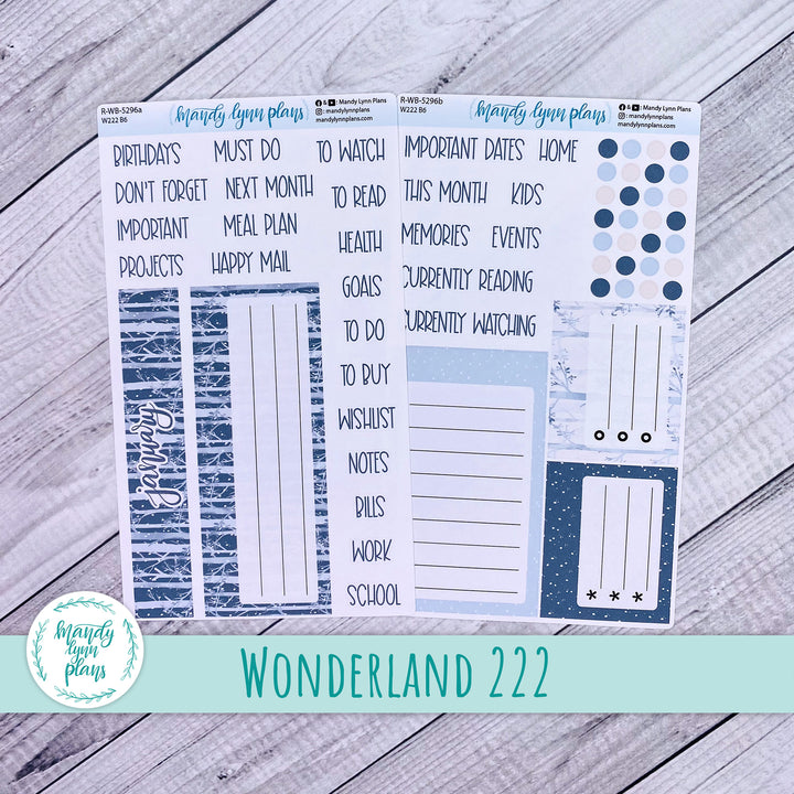 January 2025 Wonderland 222 Dashboard || Winter Forest || 296