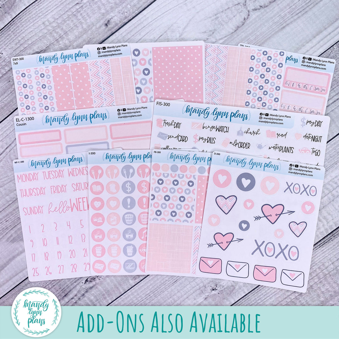 Any Month Common Planner Monthly Kit || Be Mine || 300