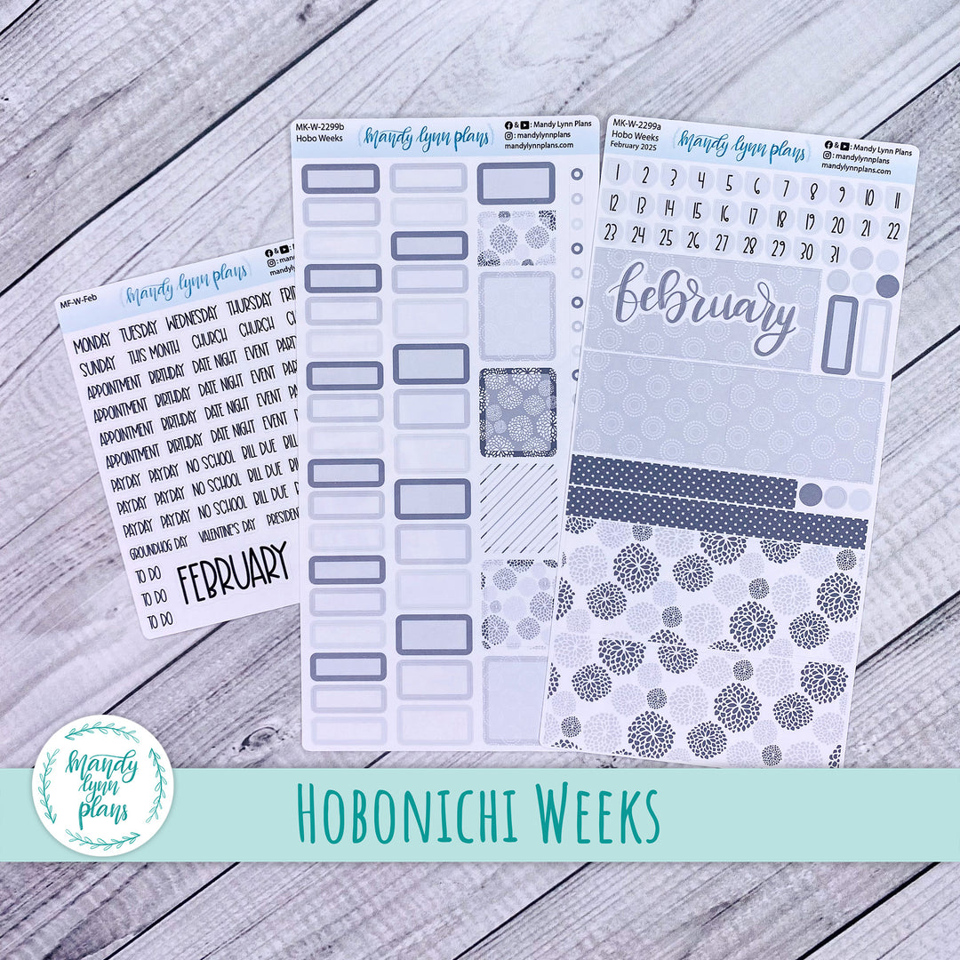 Hobonichi Weeks February 2025 Monthly Kit || Minimalist || MK-W-2299