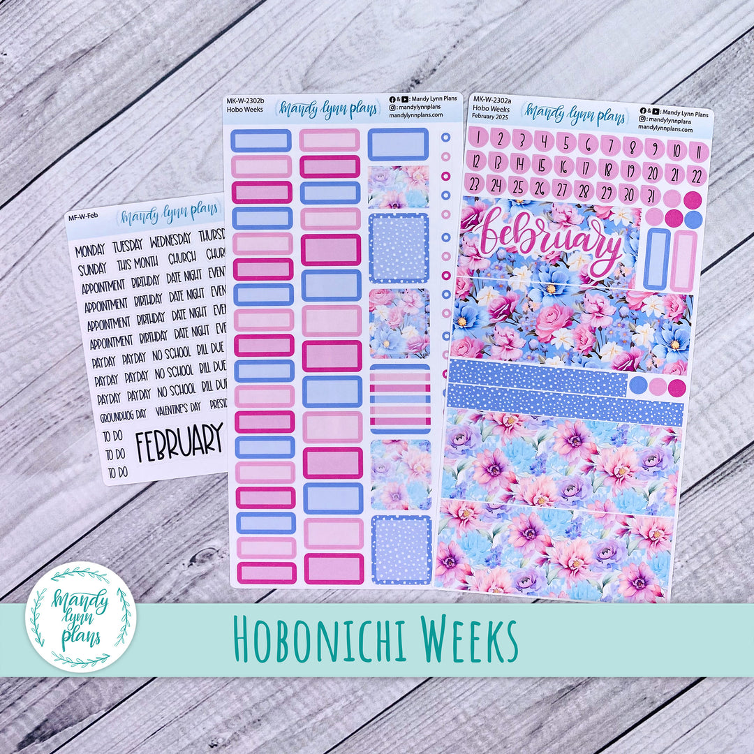 Hobonichi Weeks February 2025 Monthly Kit || Daydream || MK-W-2302