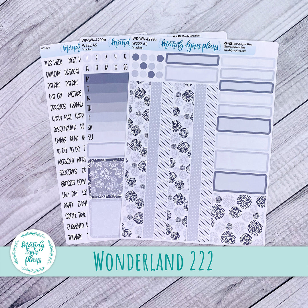 Wonderland 222 Weekly Kit || Minimalist || 299