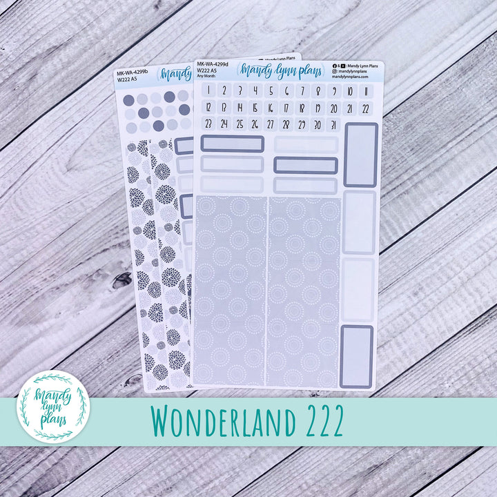 2025 Any Month Wonderland 222 Monthly Kit || Minimalist || 299