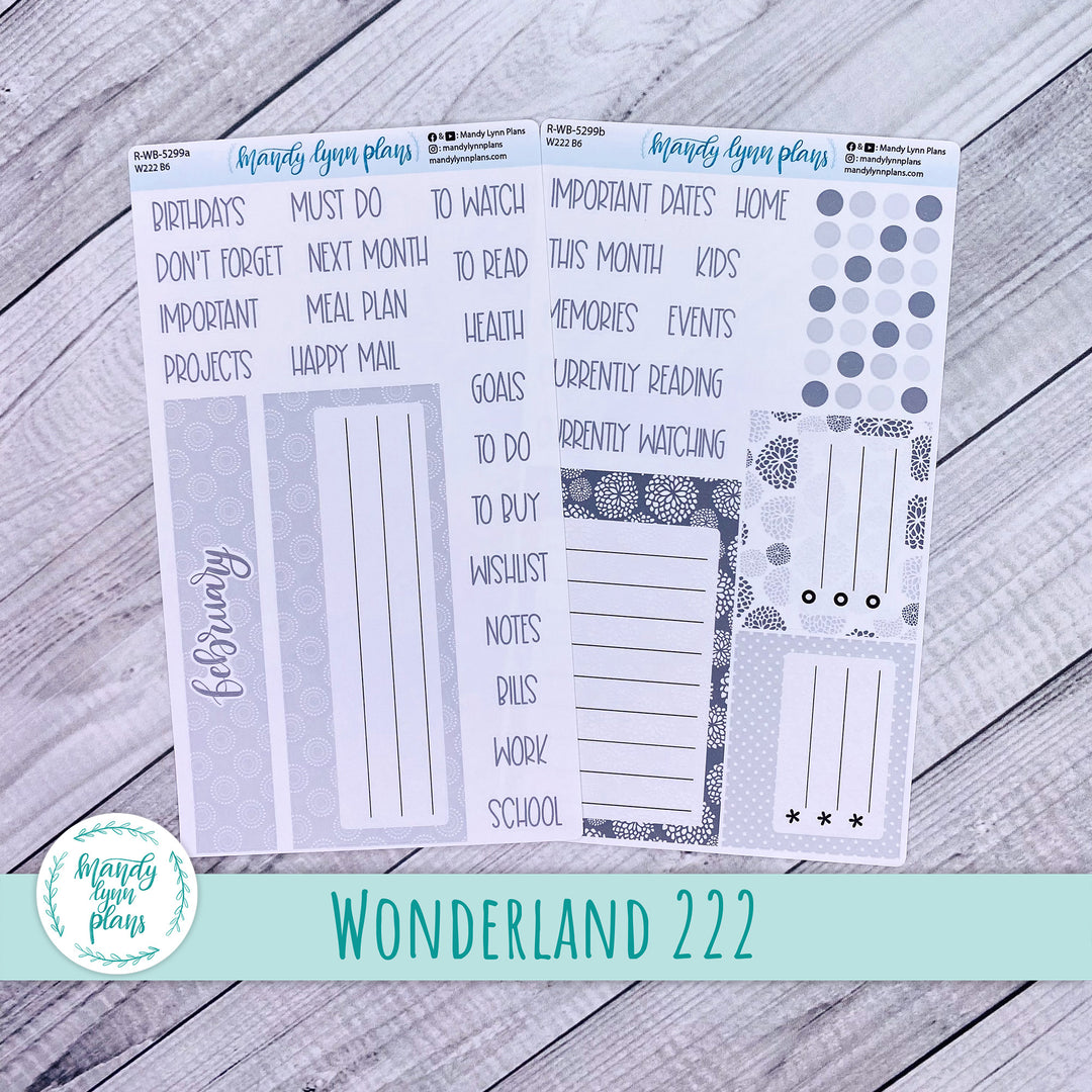 February 2025 Wonderland 222 Dashboard || Minimalist || 299