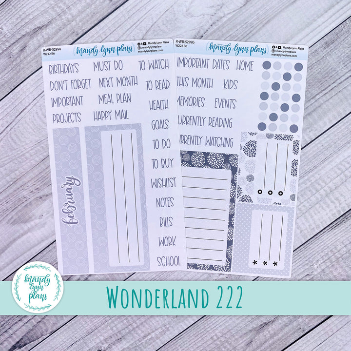 February 2025 Wonderland 222 Dashboard || Minimalist || 299