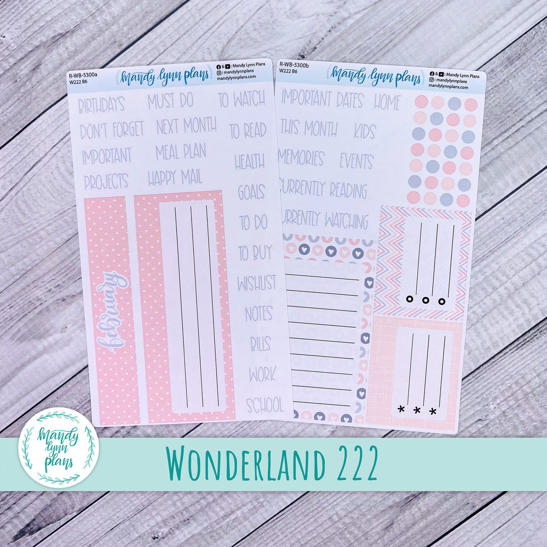 February 2025 Wonderland 222 Dashboard || Be Mine || 300