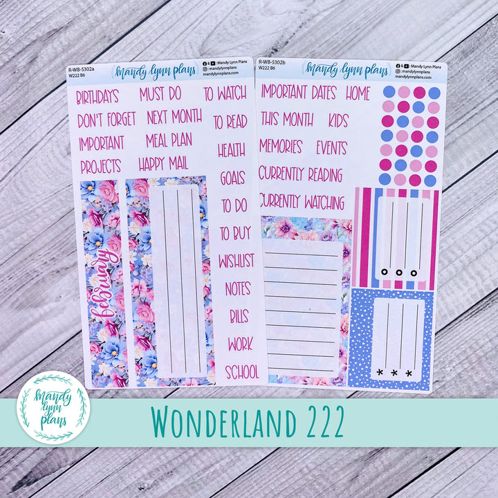 February 2025 Wonderland 222 Dashboard || Daydream || 302