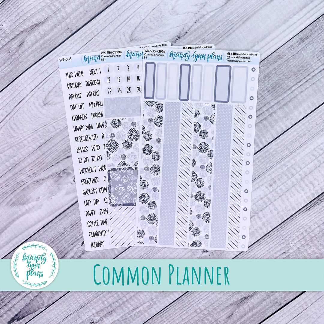 A5, B6, N1 & N2 Common Planner Weekly Kit || Minimalist || 299