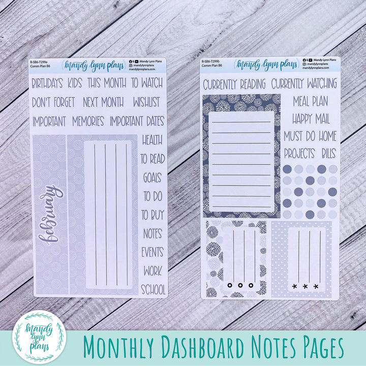 February Common Planner Dashboard || Minimalist || 299