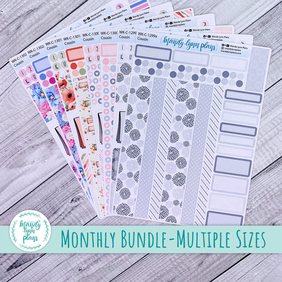 February 2025 Monthly Bundle - Weekly Kits