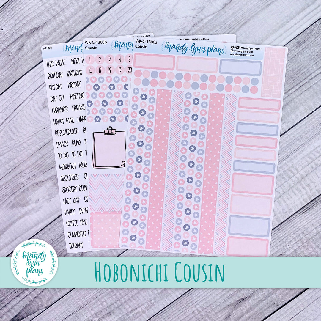 Hobonichi Cousin Weekly Kit || Be Mine || WK-C-1300