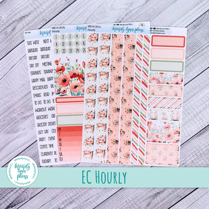 EC Hourly Weekly Kit || Red Poppies || WK-H-301