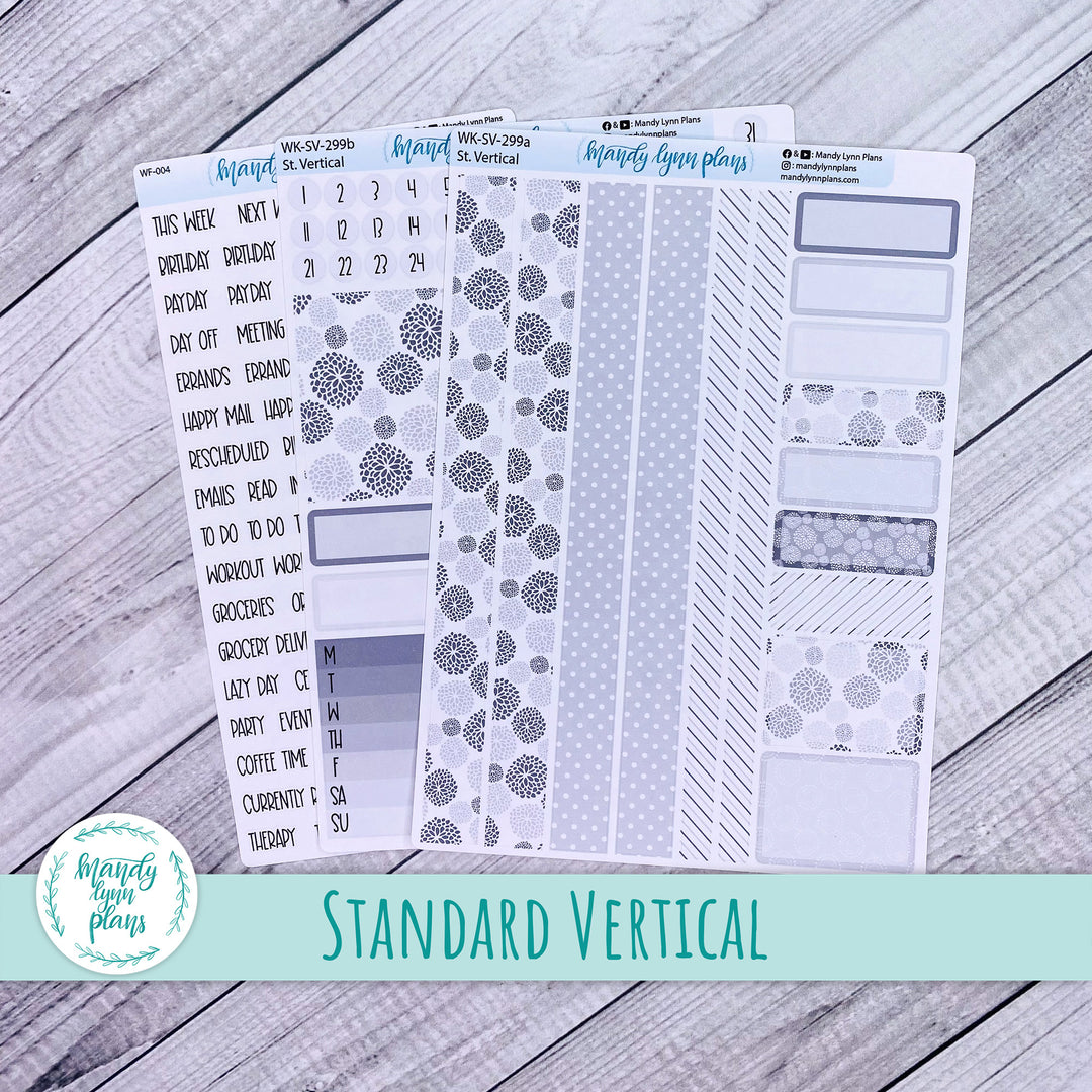 Standard Vertical Weekly Kit || Minimalist || WK-SV-299